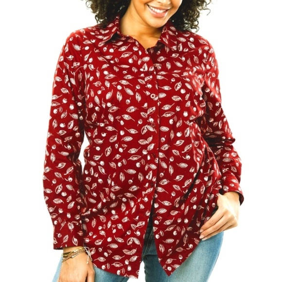 Tops - NWT 14/16 Cotton shirt long sleeve